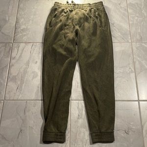 Prana Over Rock cargo green hemp blend jogger sweatpants small